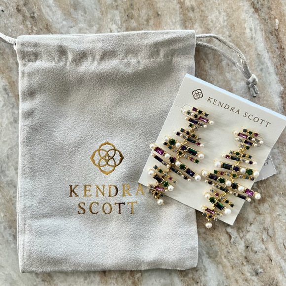 Kendra Scott | Jewelry | Kendra Scott Madelyn Gold Statement Earrings